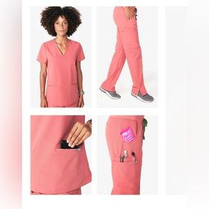 Wear Figs Pink Scrub Set - XXS